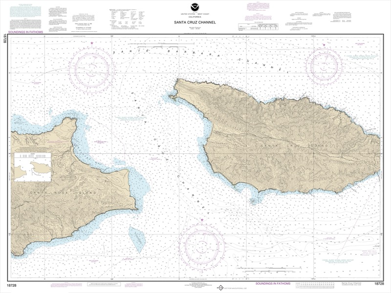 Santa Cruz Channel - <i>Chart #18728</i>