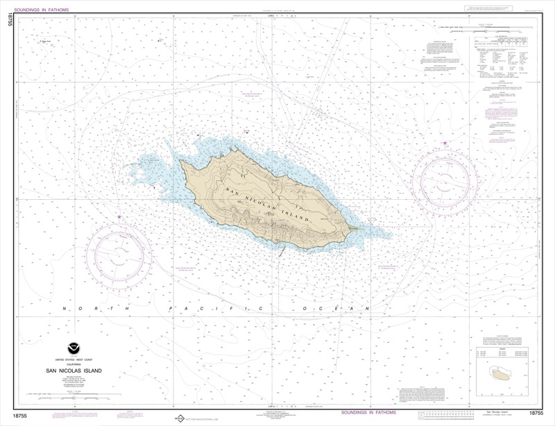 San Nicolas Island - <i>Chart #18755</i>