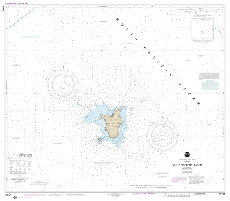 Santa Barbara Island - <i>Chart #18756</i>