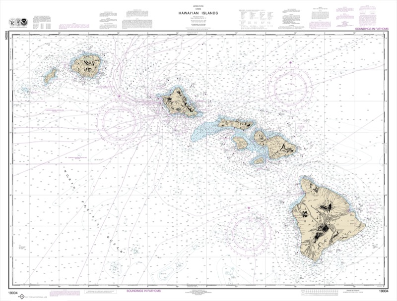 Hawai’ian Islands - <i>Chart #19004</i>
