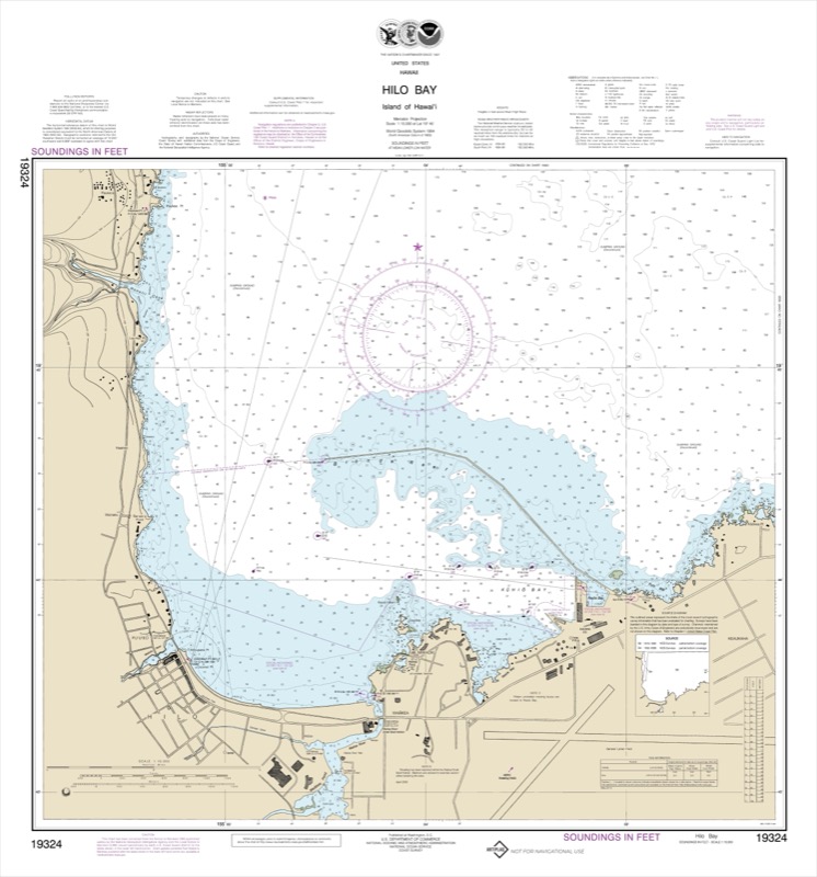 Island of Hawai’i Hilo Bay - <i>Chart #19324</i>