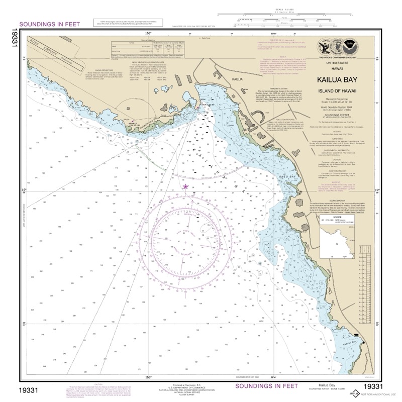 Kailua Bay-Island of Hawai’i - <i>Chart #19331</i>