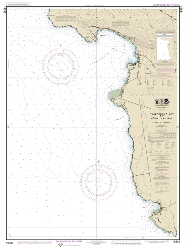 Kealakekua Bay to Honaunau Bay - <i>Chart #19332</i>