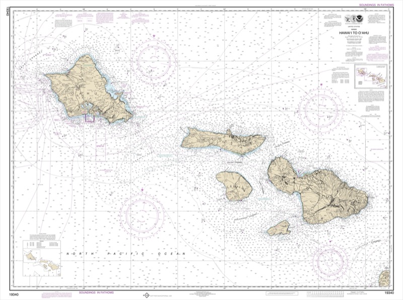 Hawai’i to O’ahu - <i>Chart #19340</i>