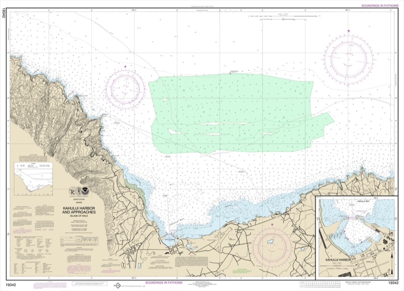 Kahului Harbor and Approaches - <i>Chart #19342</i>