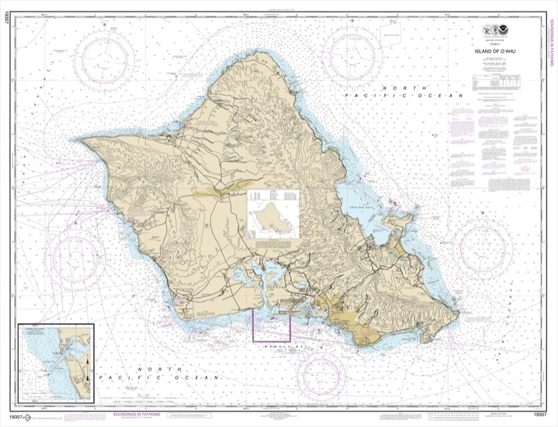 Island of O’ahu, Barbers Point Harbor - <i>Chart #19357</i>