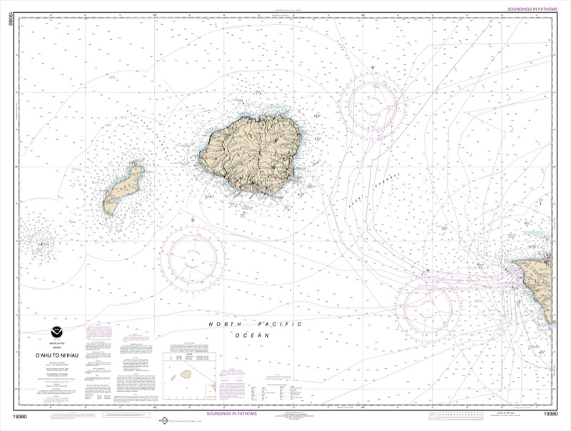 O'ahu to Ni’ihau - <i>Chart #19380</i>
