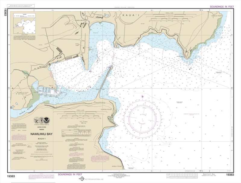 Kaua’i Nawiliwili Bay - <i>Chart #19383</i>