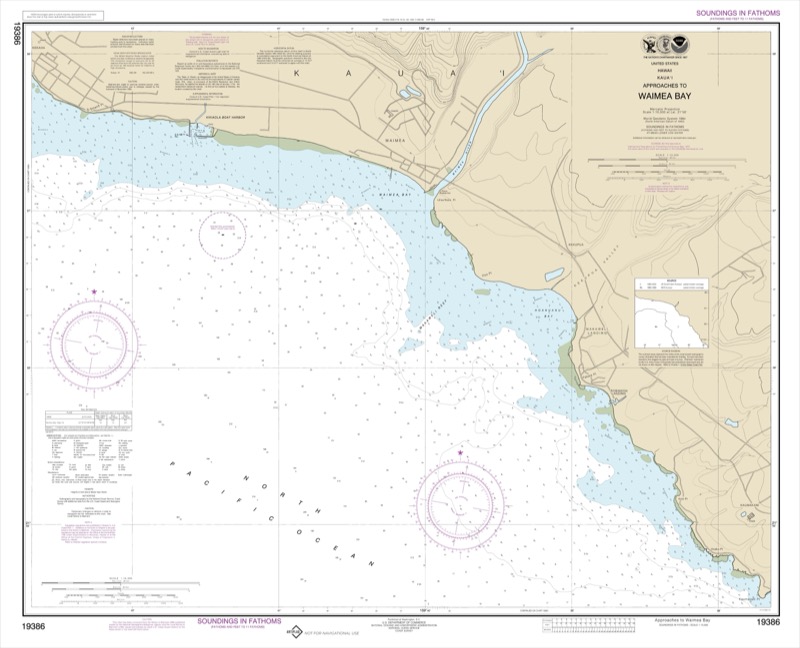 Kaua'i Approaches to Waimea Bay - <i>Chart #19386</i>