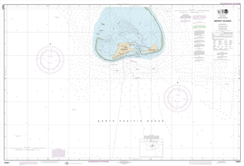 Hawai'ian Islands Midway Islands - <i>Chart #19481</i>