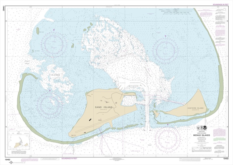 Hawai’ian Islands Midway Islands - <i>Chart #19482</i>
