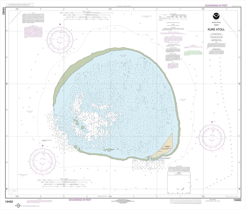 Hawai'i Kure Atoll - <i>Chart #19483</i>