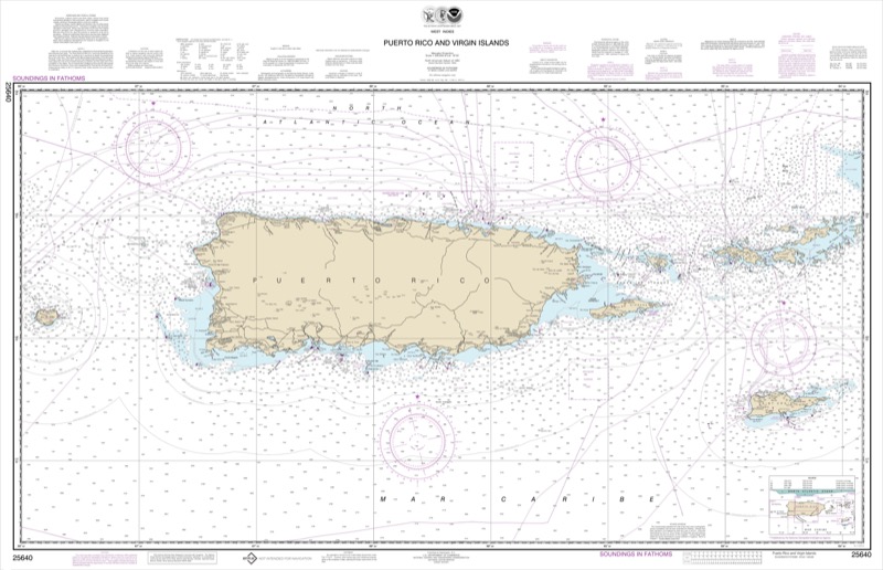 Puerto Rico and Virgin Islands - <i>Chart #25640</i>