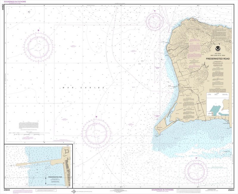 Frederiksted Road; Frederiksted Pier - <i>Chart #25644</i>
