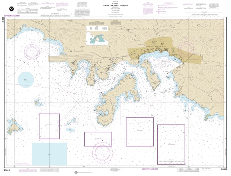St. Thomas Harbor - <i>Chart #25549</i>