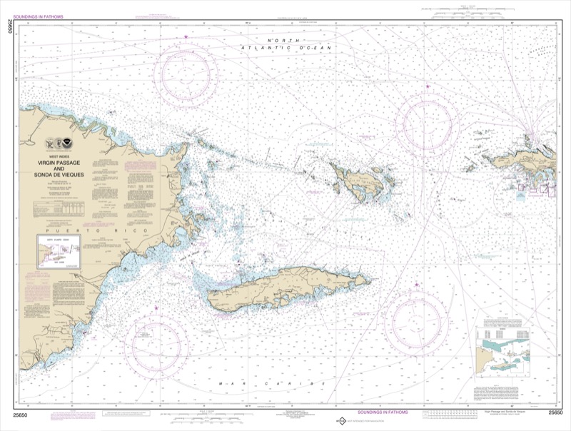 Virgin Passage and Sonda de Vieques - <i>Chart #25650</i>