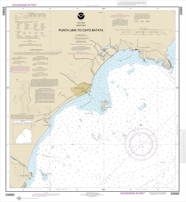 Punta Lima to Cayo Batata - <i>Chart #25665</i>