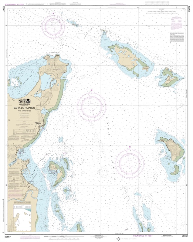 Bahia de Fajardo and Approaches - <i>Chart #25667</i>
