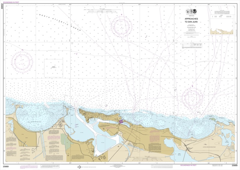 Approaches to San Juan Harbor - <i>Chart #25669</i>