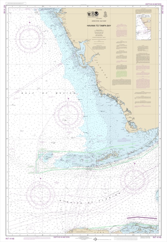 Havana to Tampa Bay - <i>Chart #4148</i>