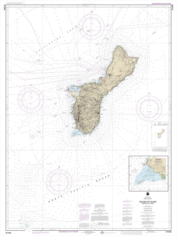Marianas Island of Guam, Territory of Guam, Cocos Lagoon - <i>Chart #81048</i>