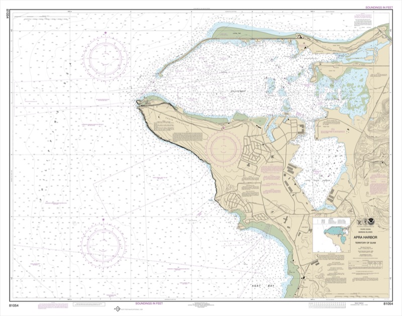 Mariana Islands Apra Harbor, Guam - <i>Chart #81054</i>