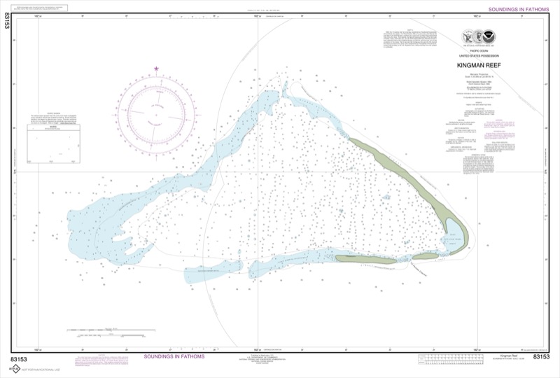 United States Possession Kingman Reef - <i>Chart #83153</i>