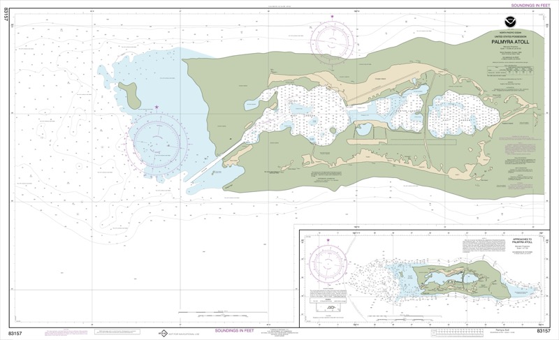 Palmyra Atoll - <i>Chart #83157</i>