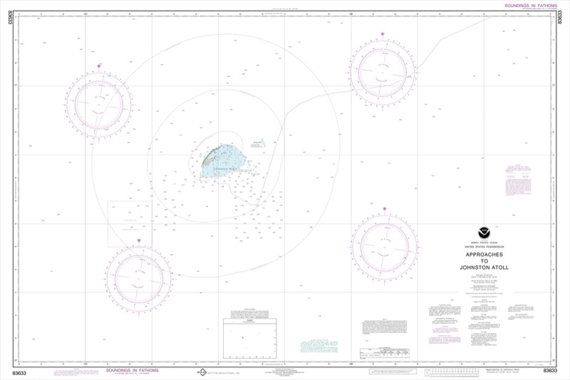 United States Possession Appraoches to Johnston Atoll - <i>Chart #83633</i>