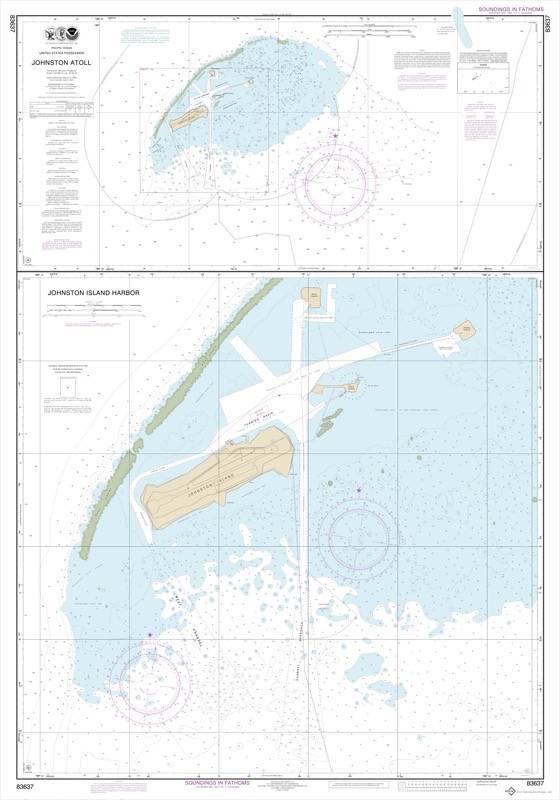 Johnston Atoll, Johnston Island Harbor - <i>Chart #83637</i>