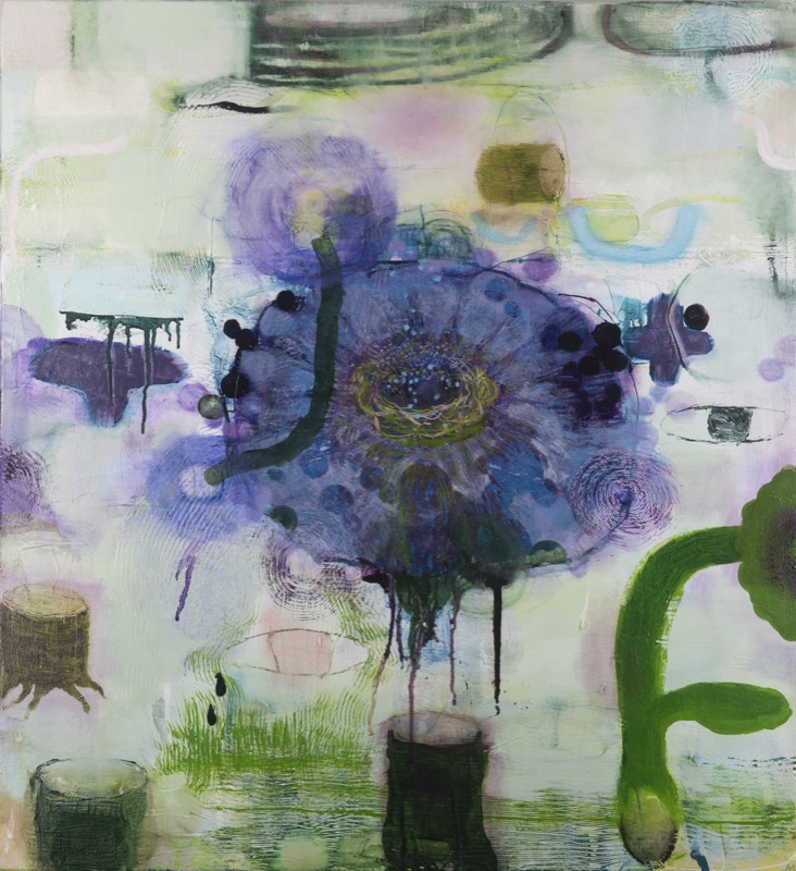 Purple Flower With Stumps
